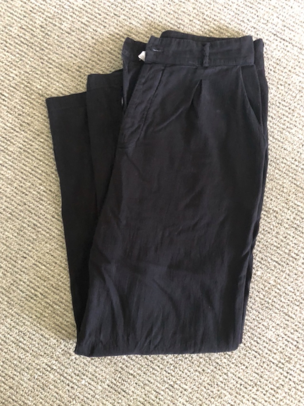 LACAUSA Echo pants, black size 8